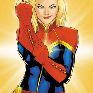 Captain Marvel #1 Poster by Lopez Marvel Comics NEW SEALED