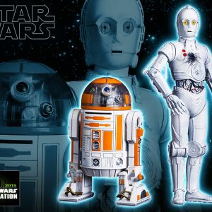 R3-A2 with K-3PO Star Wars 2015 Celebration Figures with Coin Kotobukiya SEALED